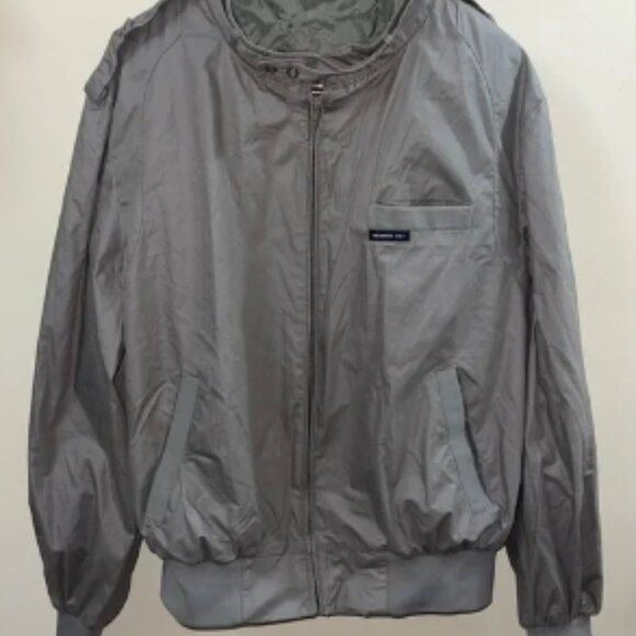 VINTAGE 1980’s Members Only Jacket Grey Size 1X - Picture 1 of 10